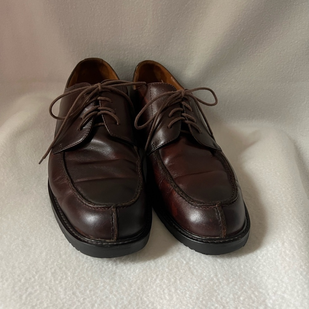 J Murphy by Johnston&Murphy Brown Leather Size 12M Lace Up Shoes - Picture 15 of 16